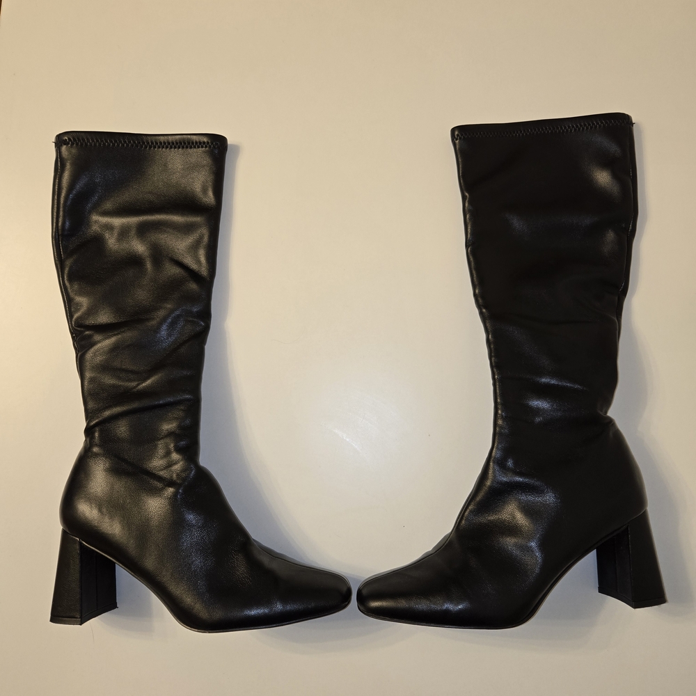 Steve Madden Black Heeled Boots
